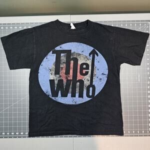 The Who Tshirt Medium Band Music Tee Retro Reprint Streetwear Rock Concert Tour